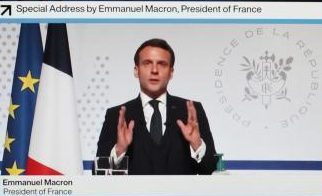 法国总统说后疫情时代经济发展要首先考虑人的因素