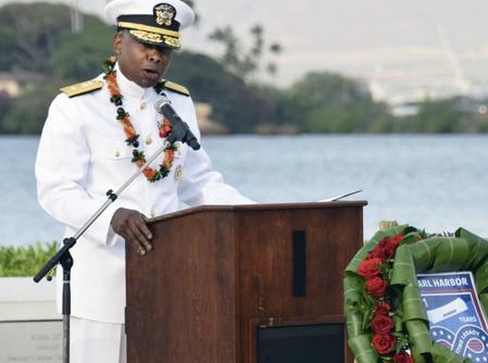 日媒：美海军举办仪式纪念珍珠港事件81周年