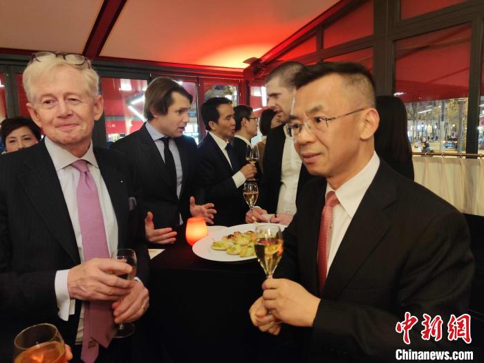 中国驻法国大使出席巴赫瑞元宵节酒会并发表致辞
