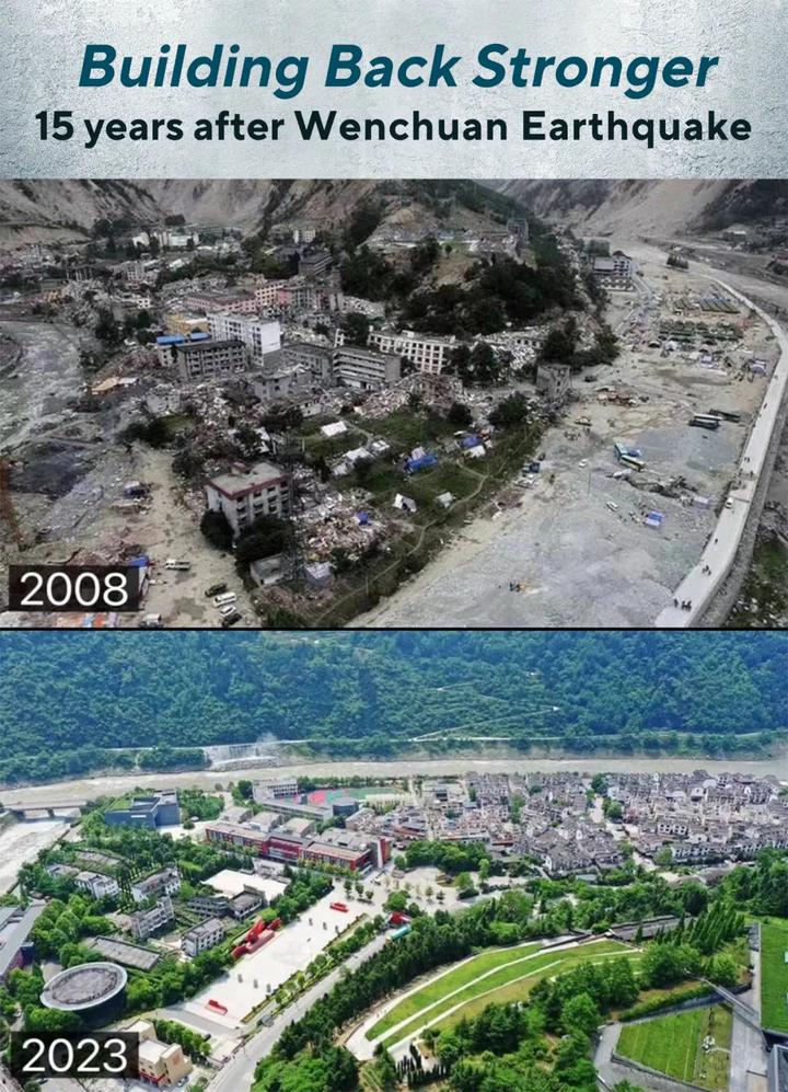 汶川地震十五年 痛已化为前行力量